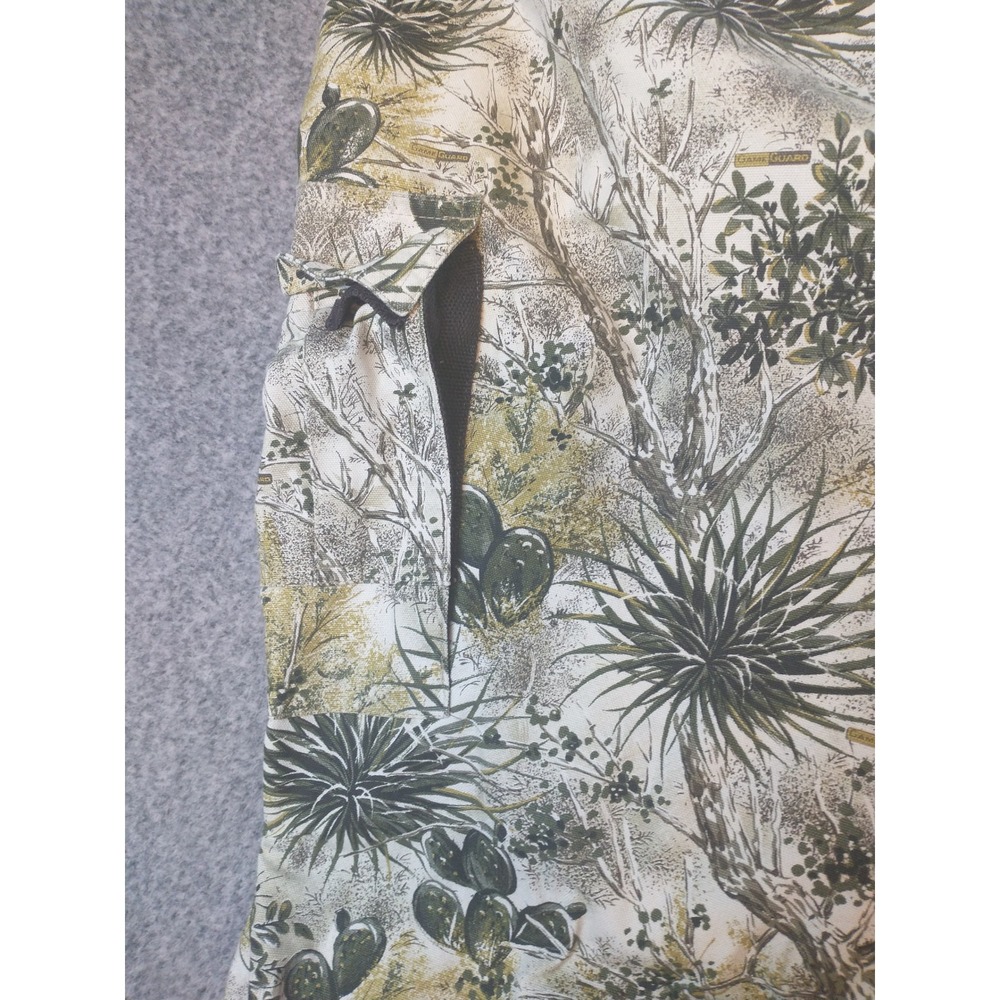 GameGuard Outdoors Mens Brush Country Camo Cargo Pants Tan Green 41x29 Hunting - Picture 10 of 16